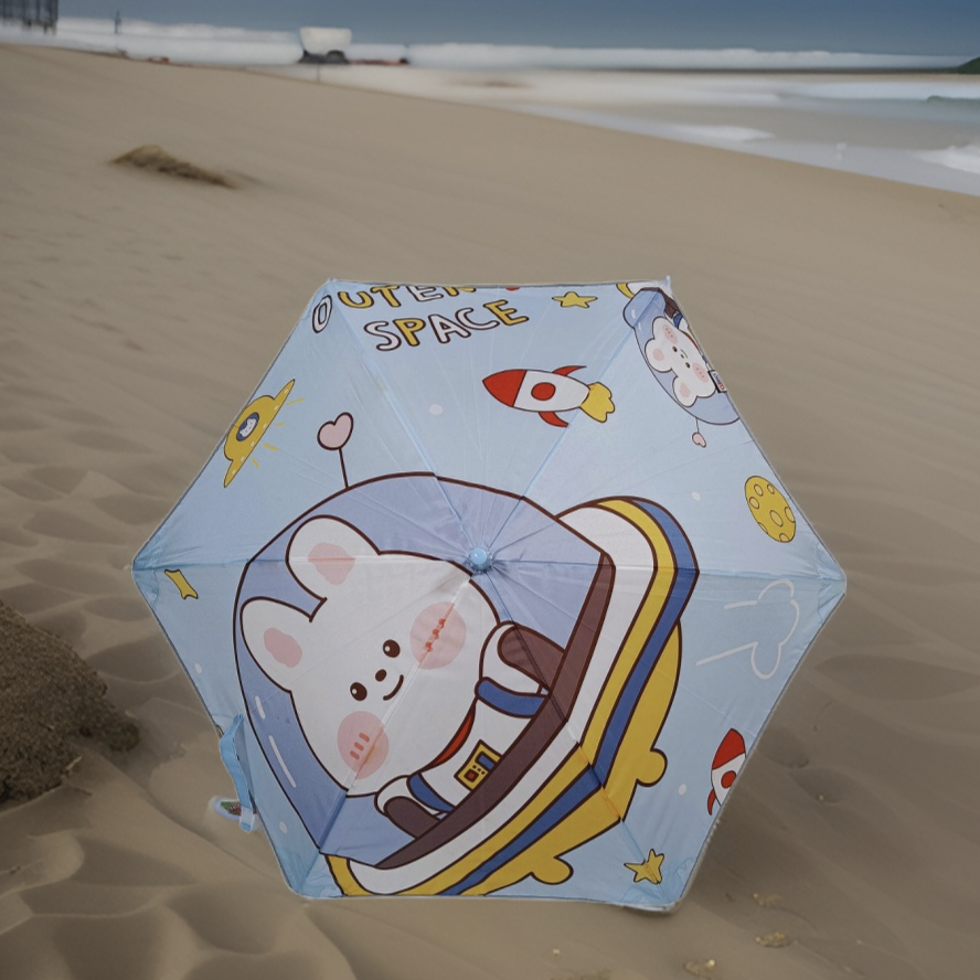 Cute Bunny Rabbit Umbrella for Kids | Cute & Stylish Canopy-Shaped Umbrella for Boys and Girls, 5-12yrs