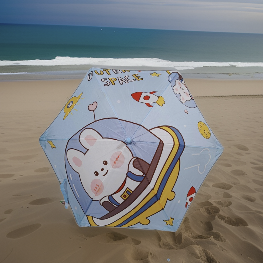 Cute Bunny Rabbit Umbrella for Kids | Cute & Stylish Canopy-Shaped Umbrella for Boys and Girls, 5-12yrs