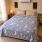 Moon & Stars Glow Blanket | Soft Flannel AC Blanket for All-Season | Perfect Gift for Kids