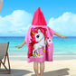 Pink Unicorn Poncho Bath Towel for Kids, 1-7 years | Quick-Drying Microfiber Kids Towel Famyo Shop WH
