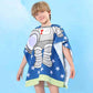 Space-themed hooded towel for toddlers and babies, ultra-absorbent microfiber