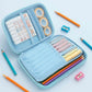 Space-themed pencil storage box for boys school use