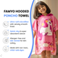 Famyo Unicorn Poncho hooded towel for kids 