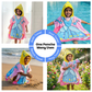 Magical Princess Hooded Poncho Towel for Kids | Quick-Dry, Highly Absorbent Microfiber Bath Towel