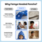 Famyo Astro Design Hooded poncho towel for kids - kids poncho towel - premium - skin safe - hooded design