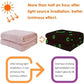 Pink Stars Glow in The Dark Blanket for Kids | 200 x 152cm, 0-15 Years, Queen Size Flannel Blanket | Birthday Gift for Kids Bed, Sofa, or Couch