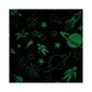 FAMYO's Glow in the Dark Luminous Blankets - Rocket Spaceship Print! Perfect for bedtime stories and added comfort