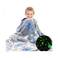 Rocket/Spaceship Glow in The Dark Blanket for Kids | 200 x 152cm, 0-15 Years, Queen Size Flannel Blanket | Birthday Gift for Kids Bed, Sofa, or Couch